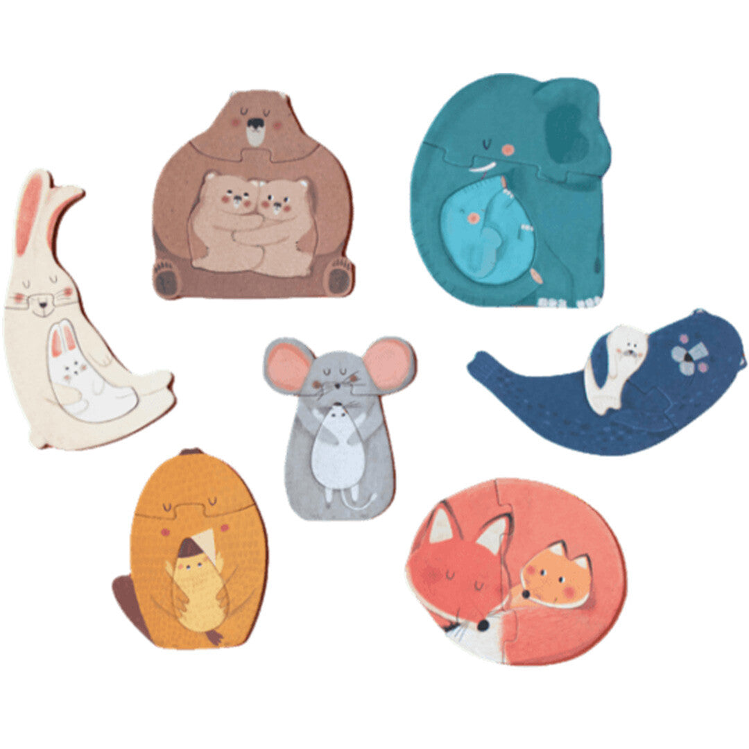 londji puzzel mama - 7x3st   | PZ601U | 0