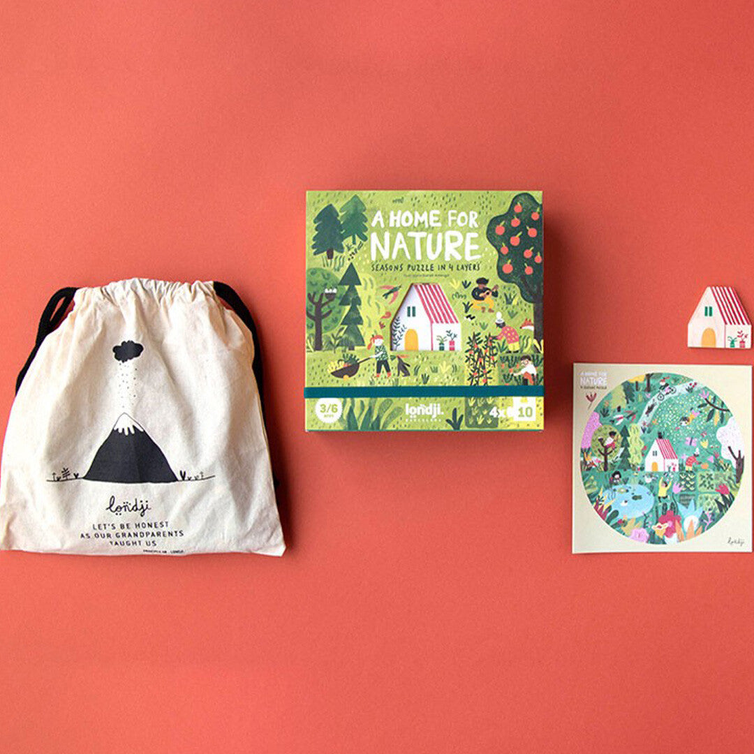 londji puzzel seizoenen - a home for nature | PZ587U | 1