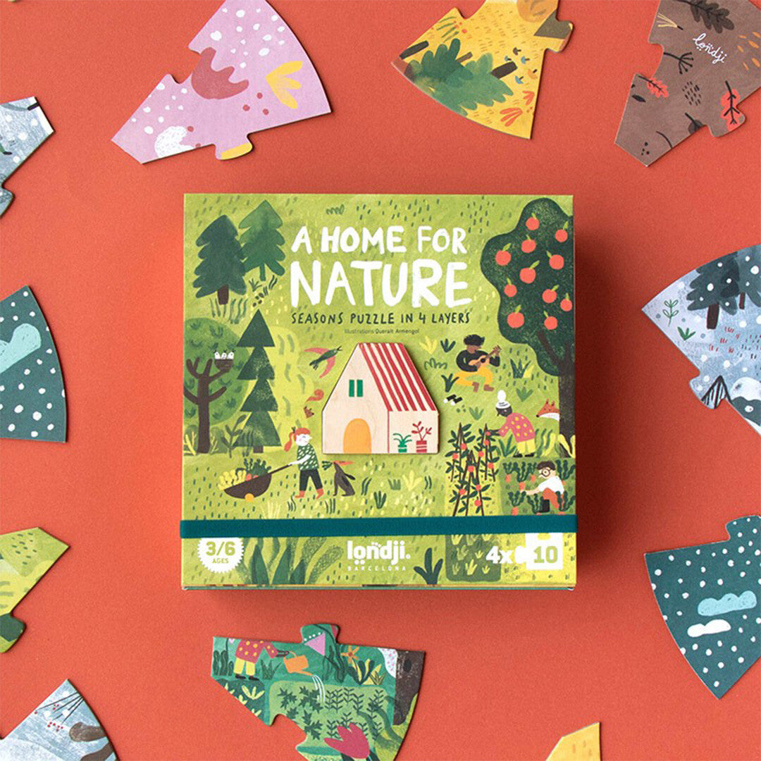 londji puzzel seizoenen - a home for nature | PZ587U | 2