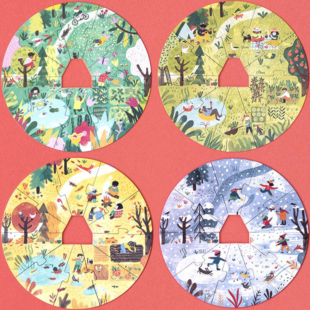 londji puzzel seizoenen - a home for nature | PZ587U | 3