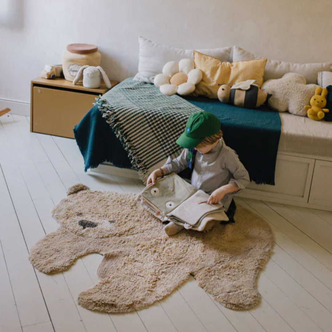 lorena canals vloerkleed bear - 120x122 cm | C-AR-BEAR | 2