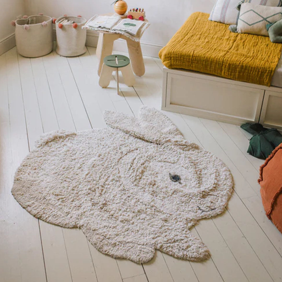 lorena canals vloerkleed bunny - 130x135 cm | C-AR-BUNNY | 2