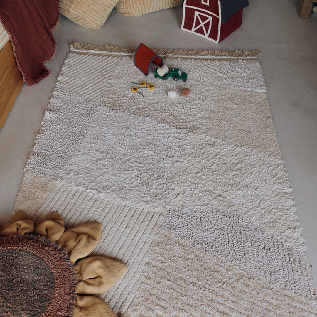 lorena canals vloerkleed farm fields - 120x170 cm | C-PLAY-FIELDS | 2