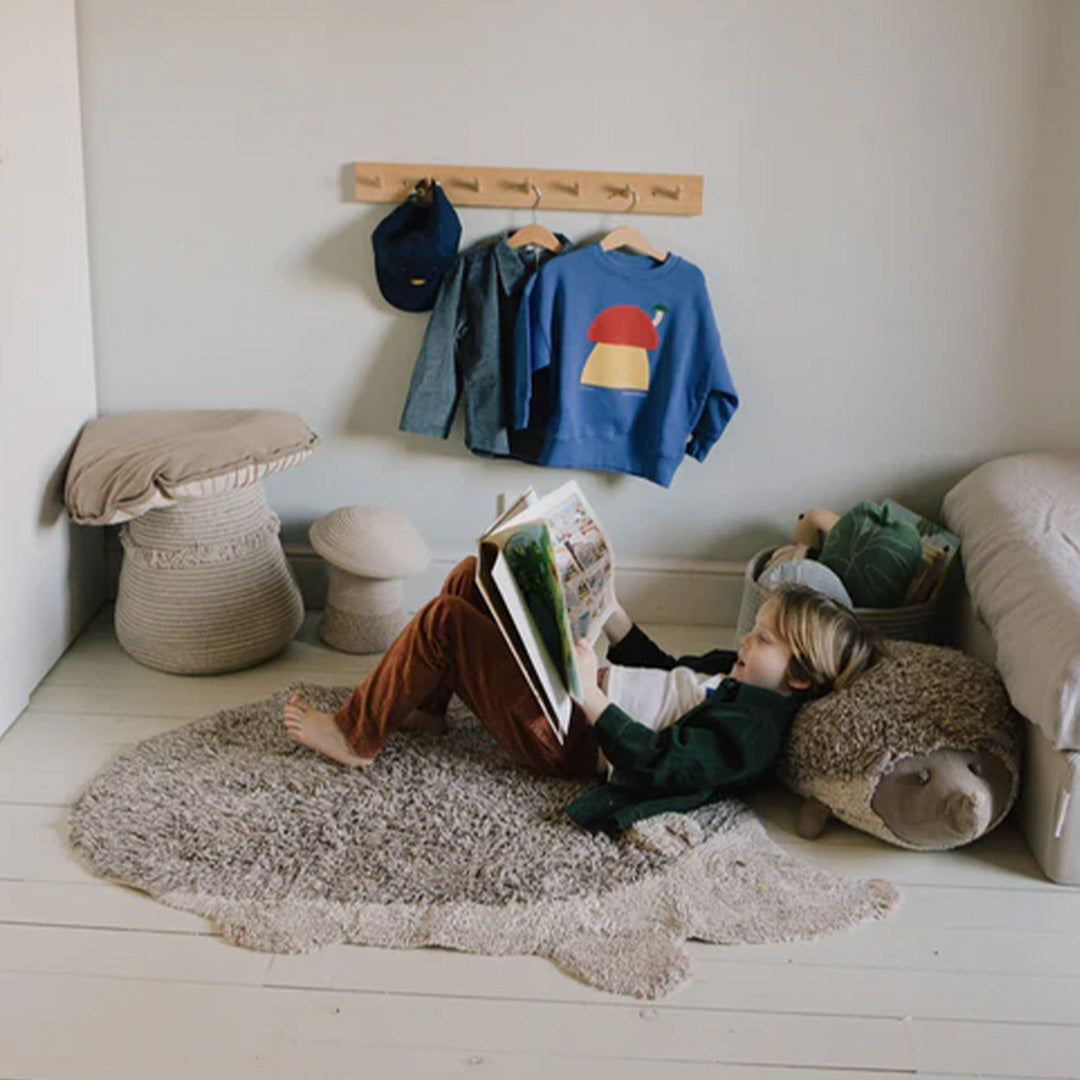 lorena canals vloerkleed hedgehog - 90x130 cm | C-AR-HEDGE | 1