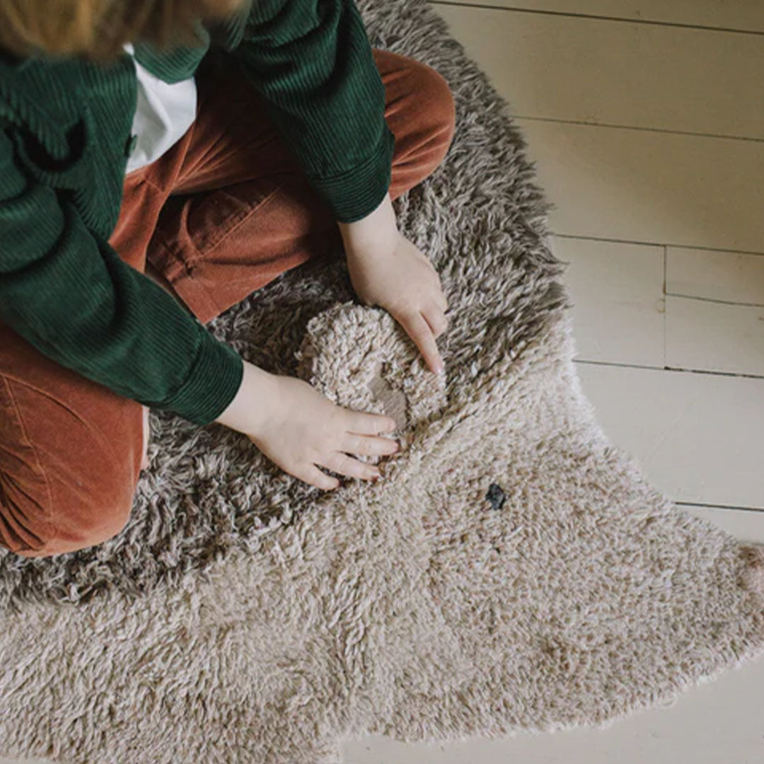 lorena canals vloerkleed hedgehog - 90x130 cm | C-AR-HEDGE | 2