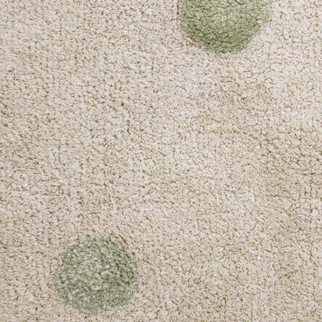 lorena canals vloerkleed hippy dots - olive - 120x160 cm | C-HIDO-OLV | 3