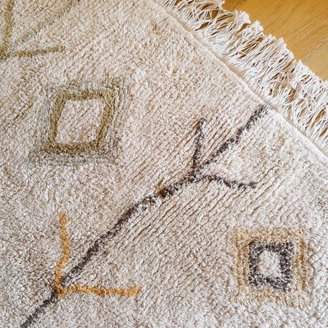 lorena canals vloerkleed kaarol - earth - 140x200 cm | C-KAA-NAT | 3