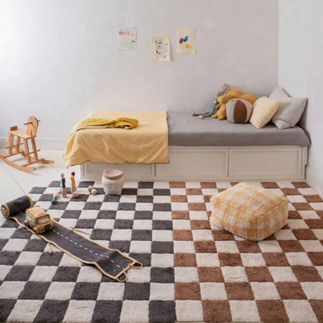 lorena canals vloerkleed tegels - toffee - 120x160 cm | C-TILES-TOF | 2