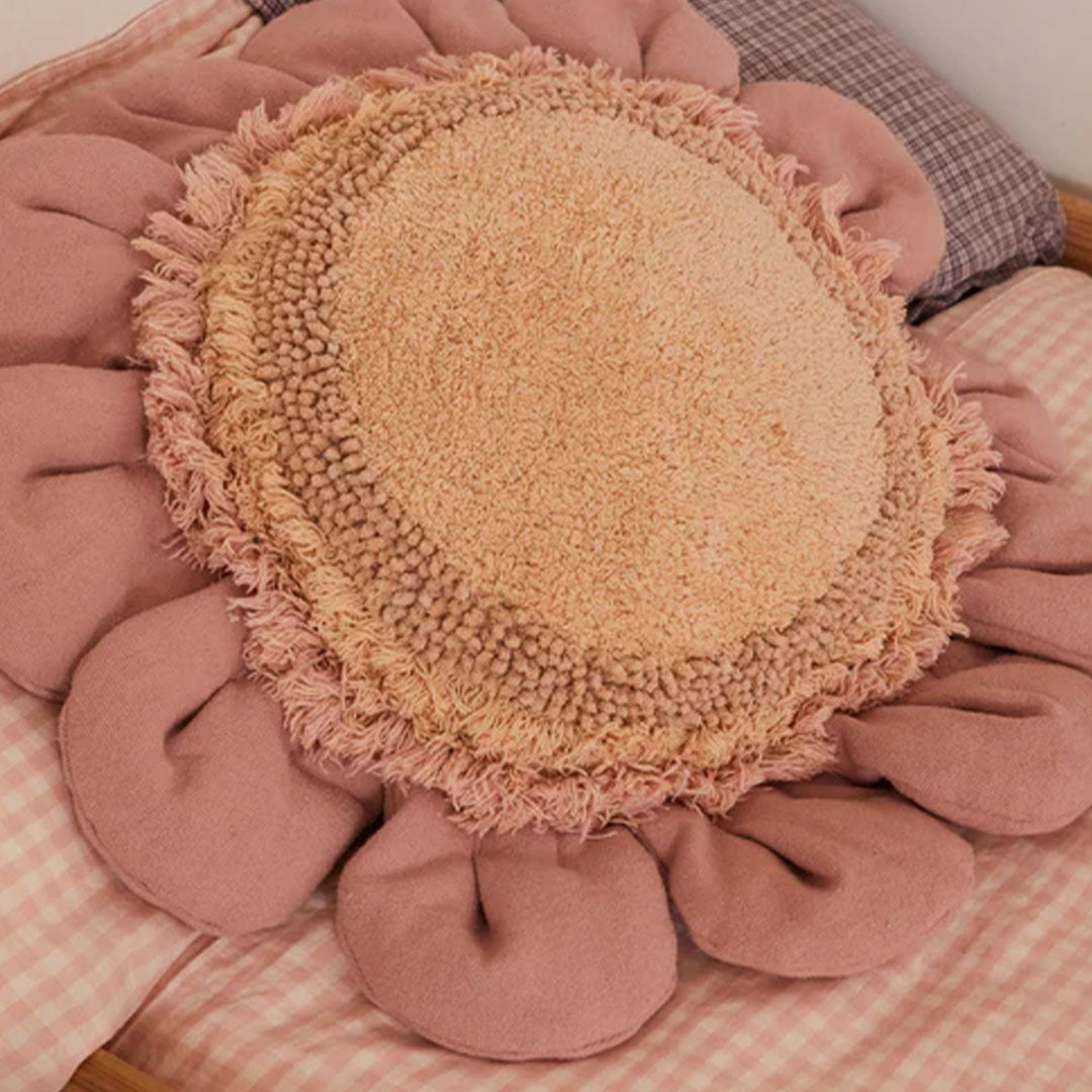lorena canals vloerkussen pink daisy - Ø70 cm | SC-DAISY-PK | 4