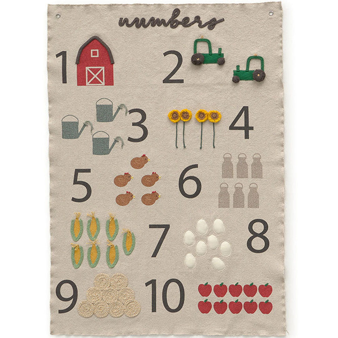 lorena canals wandkleed farm numbers - 70x100 cm | HANG-FARM | 0