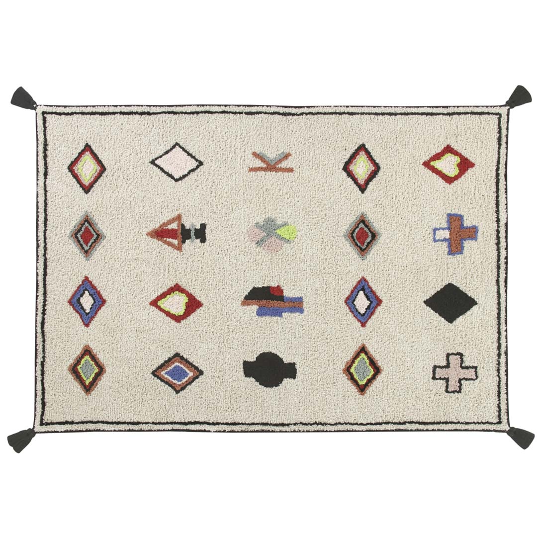 lorena canals wasbaar vloerkleed nadoor 140x200 cm | C-NAADOR | 1
