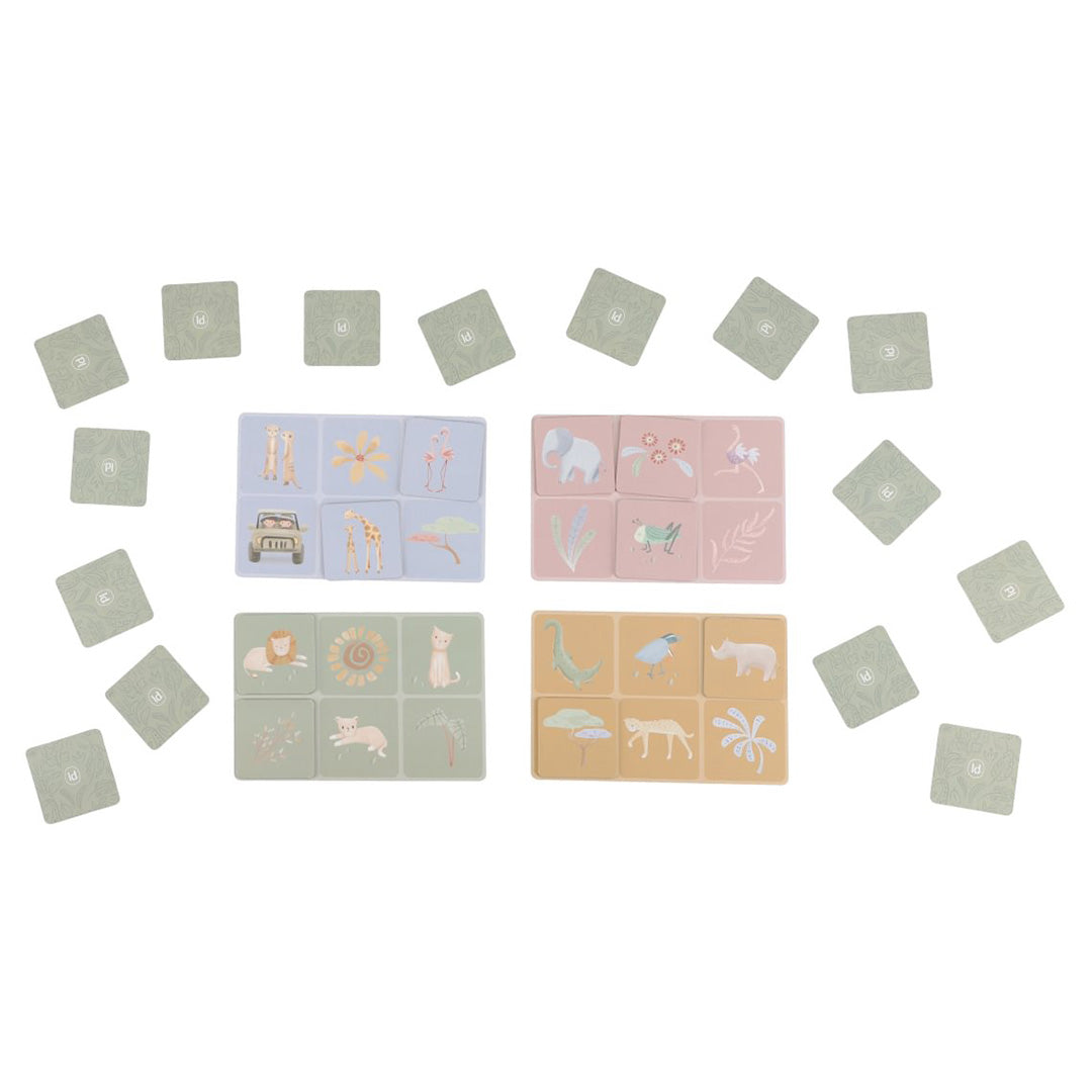 little dutch lottospel - safari friends | LD7485 | 3