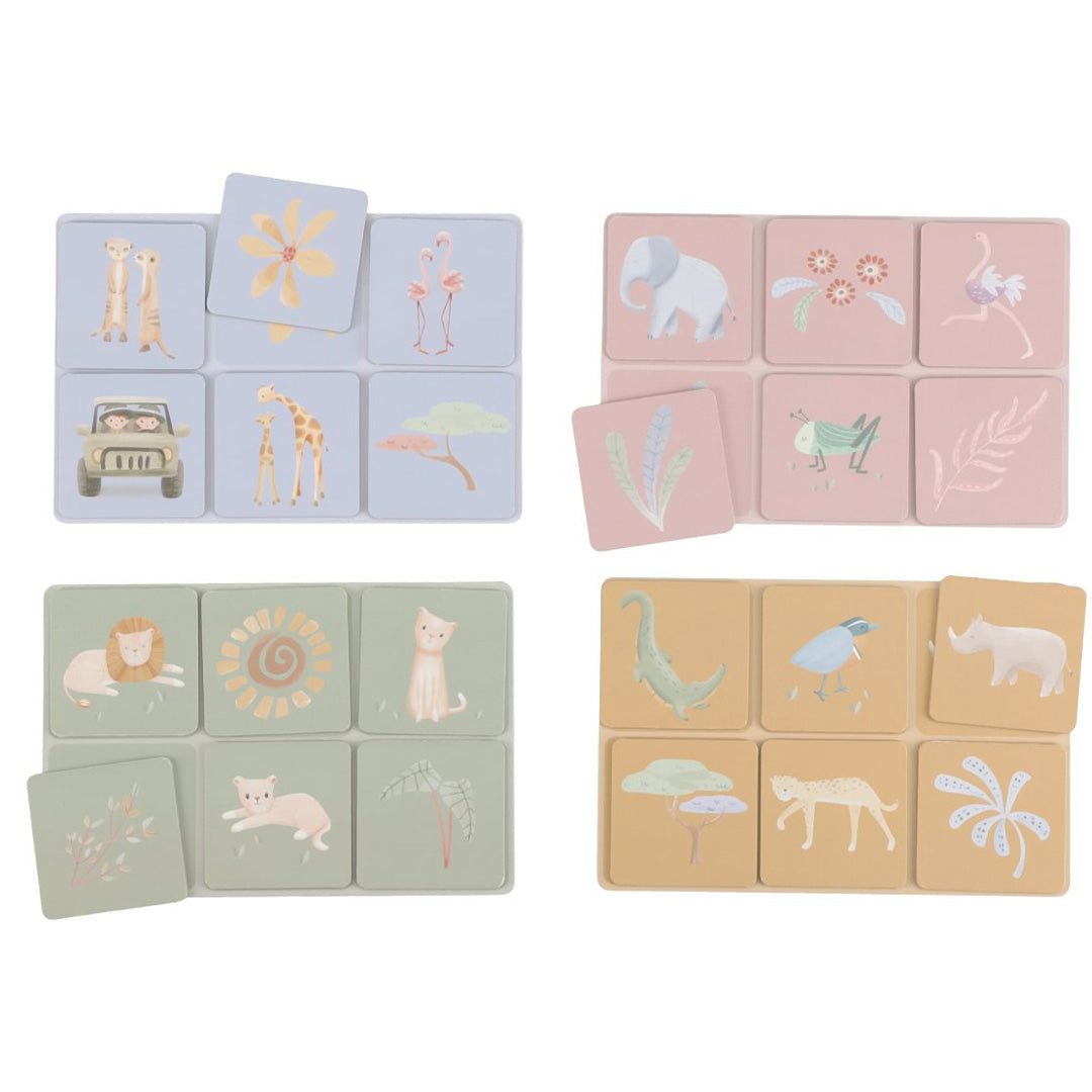 little dutch lottospel - safari friends | LD7485 | 4