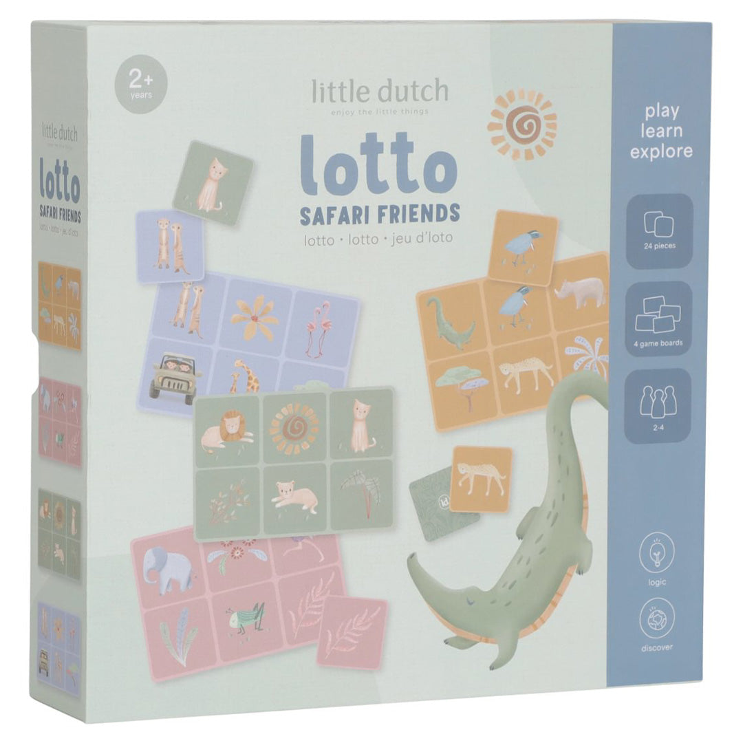 little dutch lottospel - safari friends | LD7485 | 