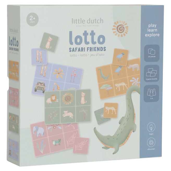 little dutch lottospel - safari friends | LD7485 | 