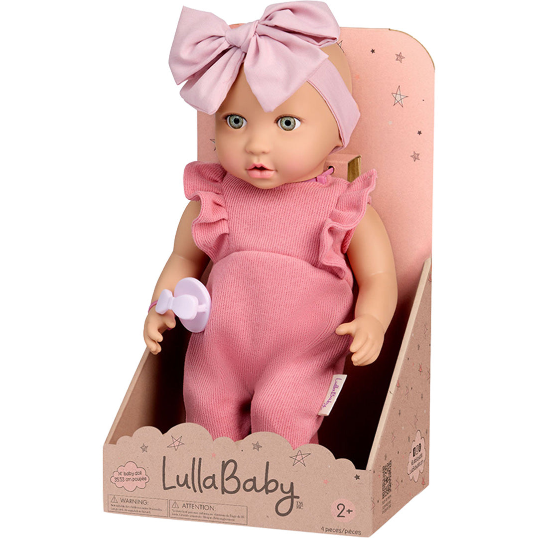 lullababy babypop met romper - 36 cm | LBY7336 | 3