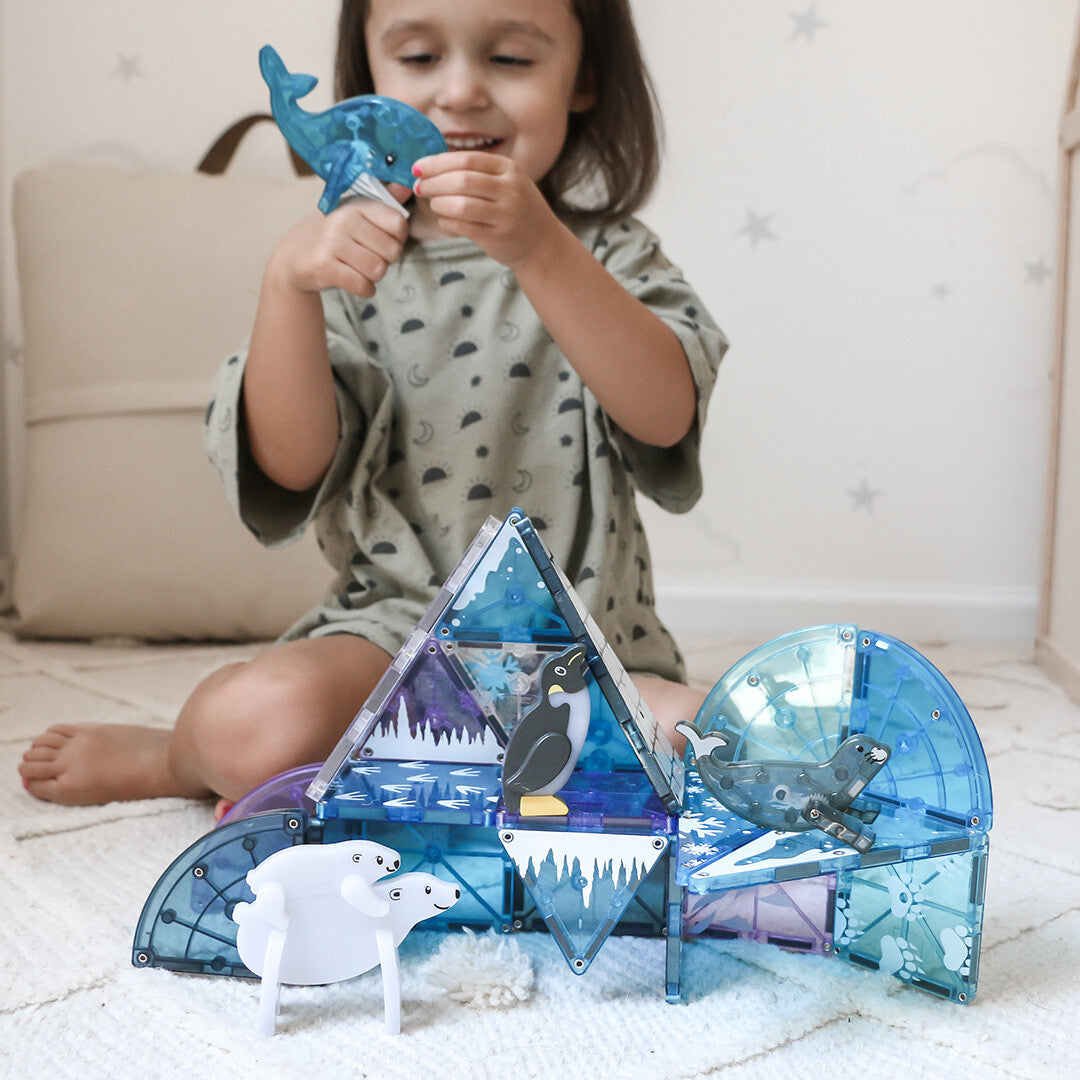 magna-tiles magnetische tegels arctic animals - 25st | 850025176026 | 1