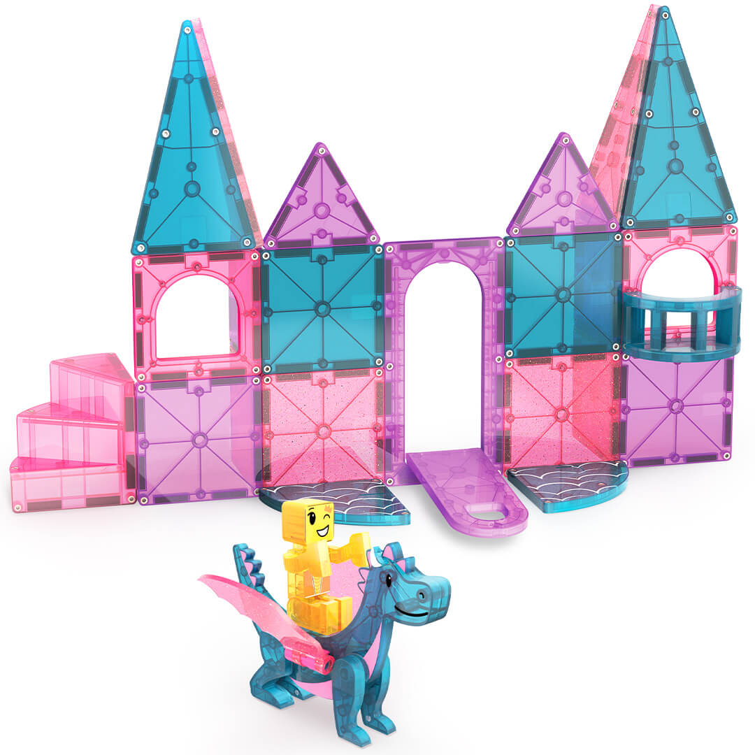 magna-tiles magnetische tegels castle - 25st | 242025CA | 2