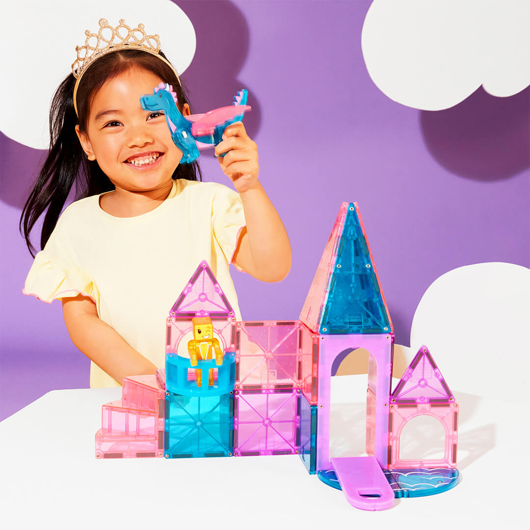 magna-tiles magnetische tegels castle - 25st | 242025CA | 3