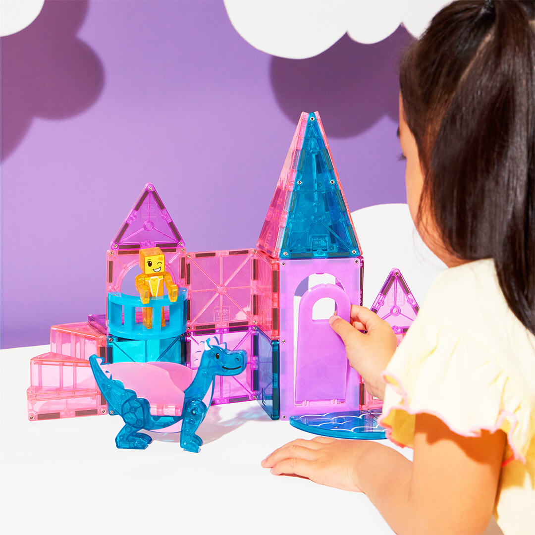 magna-tiles magnetische tegels castle - 25st | 242025CA | 4