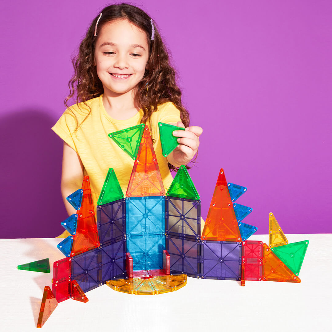 magna-tiles magnetische tegels combo met micromags - 46st | 244046COM | 1
