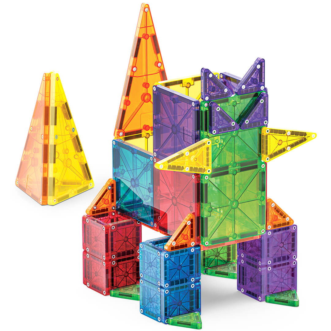 magna-tiles magnetische tegels combo met micromags - 62st | 244062CO | 1