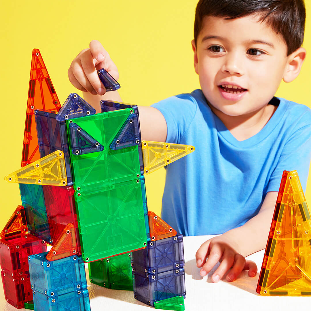 magna-tiles magnetische tegels combo met micromags - 62st | 244062CO | 3