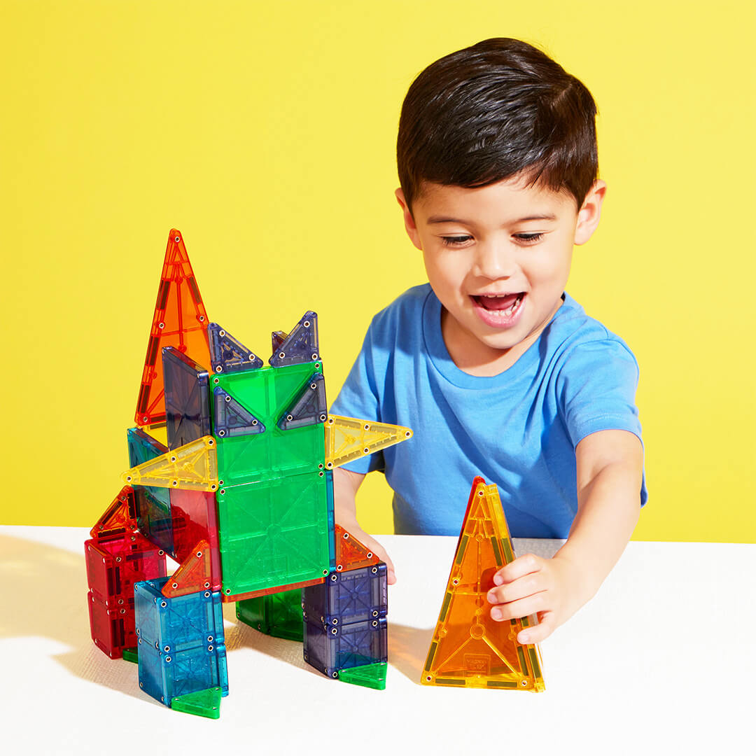 magna-tiles magnetische tegels combo met micromags - 62st | 244062CO | 4
