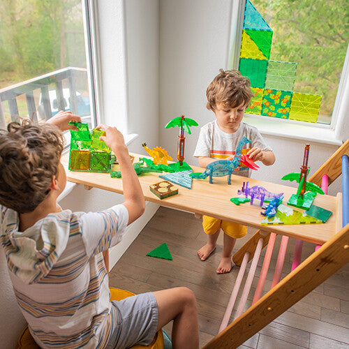 magna-tiles magnetische tegels dino world xl - 50st  | 880671520058 | 2