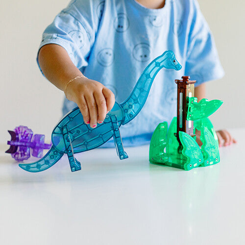 magna-tiles magnetische tegels dino world xl - 50st  | 880671520058 | 3