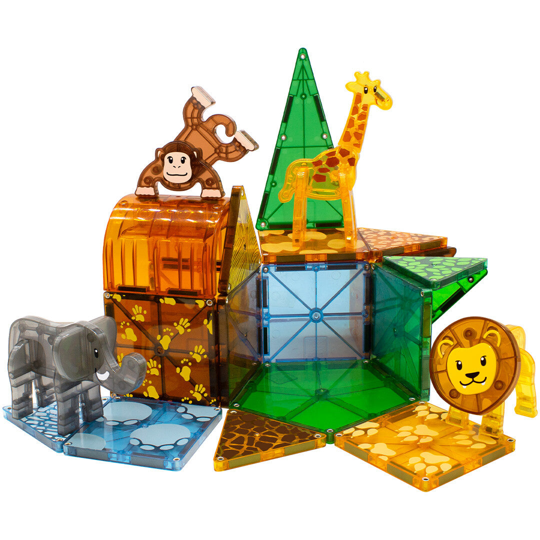 magna-tiles magnetische tegels safari animals - 25st | 631291209256 | 2