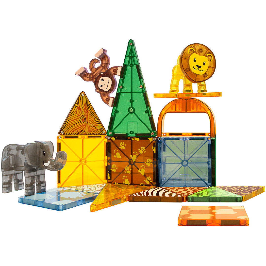 magna-tiles magnetische tegels safari animals - 25st | 631291209256 | 3