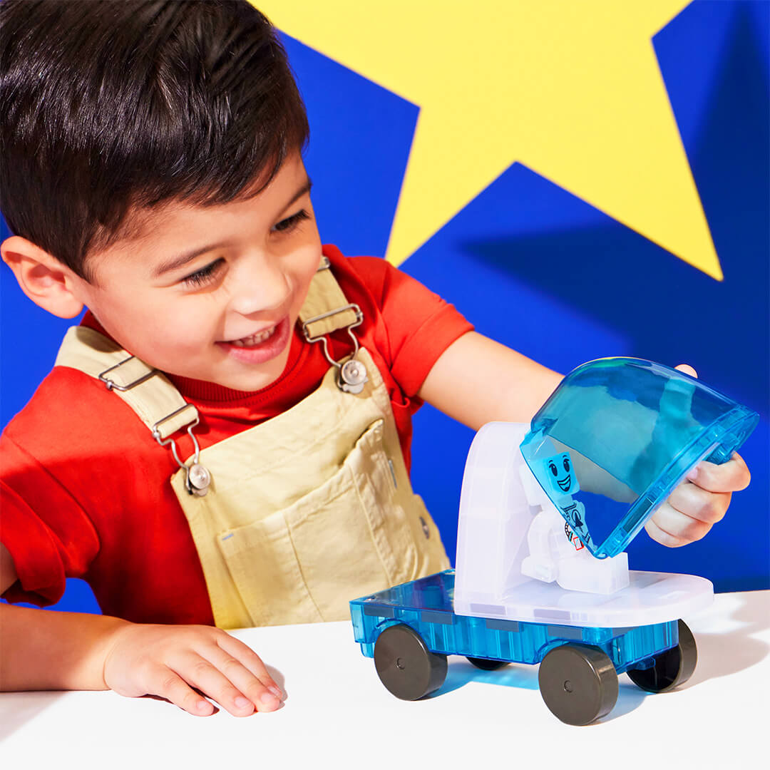 magna-tiles magnetische tegels space met micromags - 32st | 242032SP | 4
