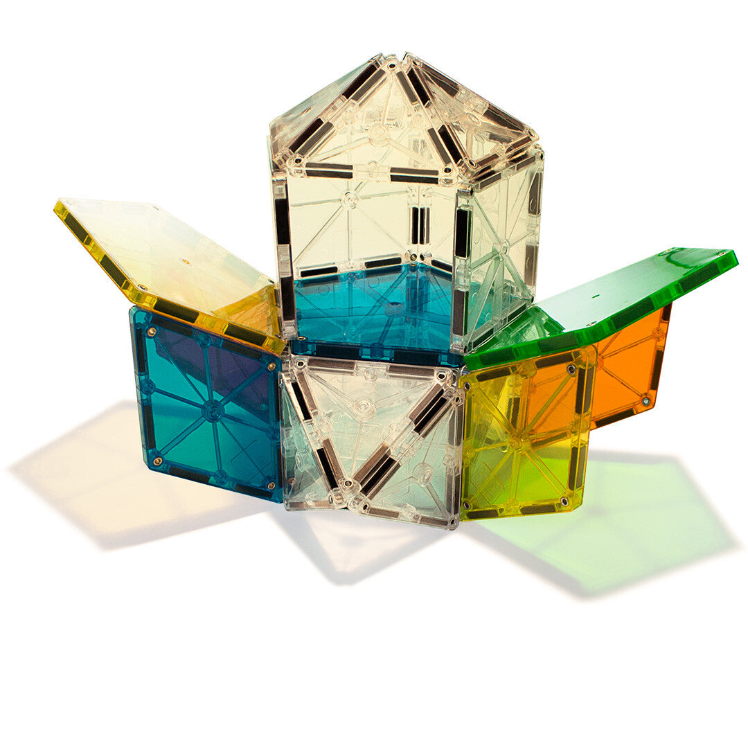 Magna-Tiles Polygons Uitbreidingsset – 8 Delen, 5-hoeken En Diamanten, Magnetisch, STEM-speelgoed