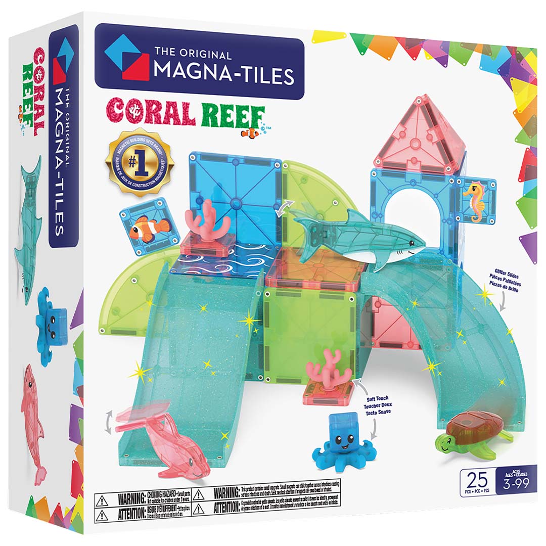 magna-tiles magnetische tegels coral reef - 25st | 262025CR | 4