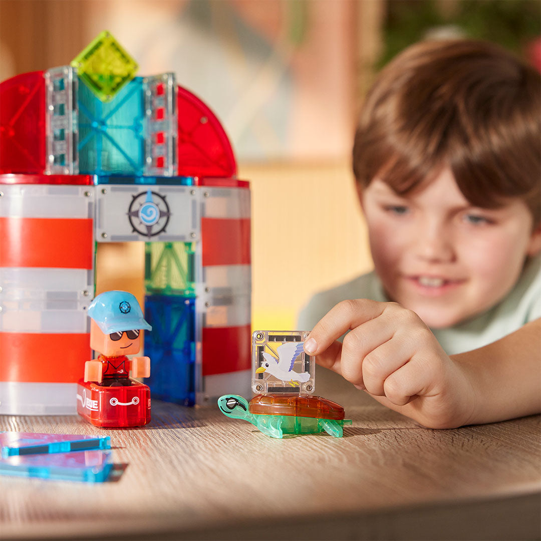 magna-tiles magnetische tegels lighthouse rescue - 26st | 262025LR | 2