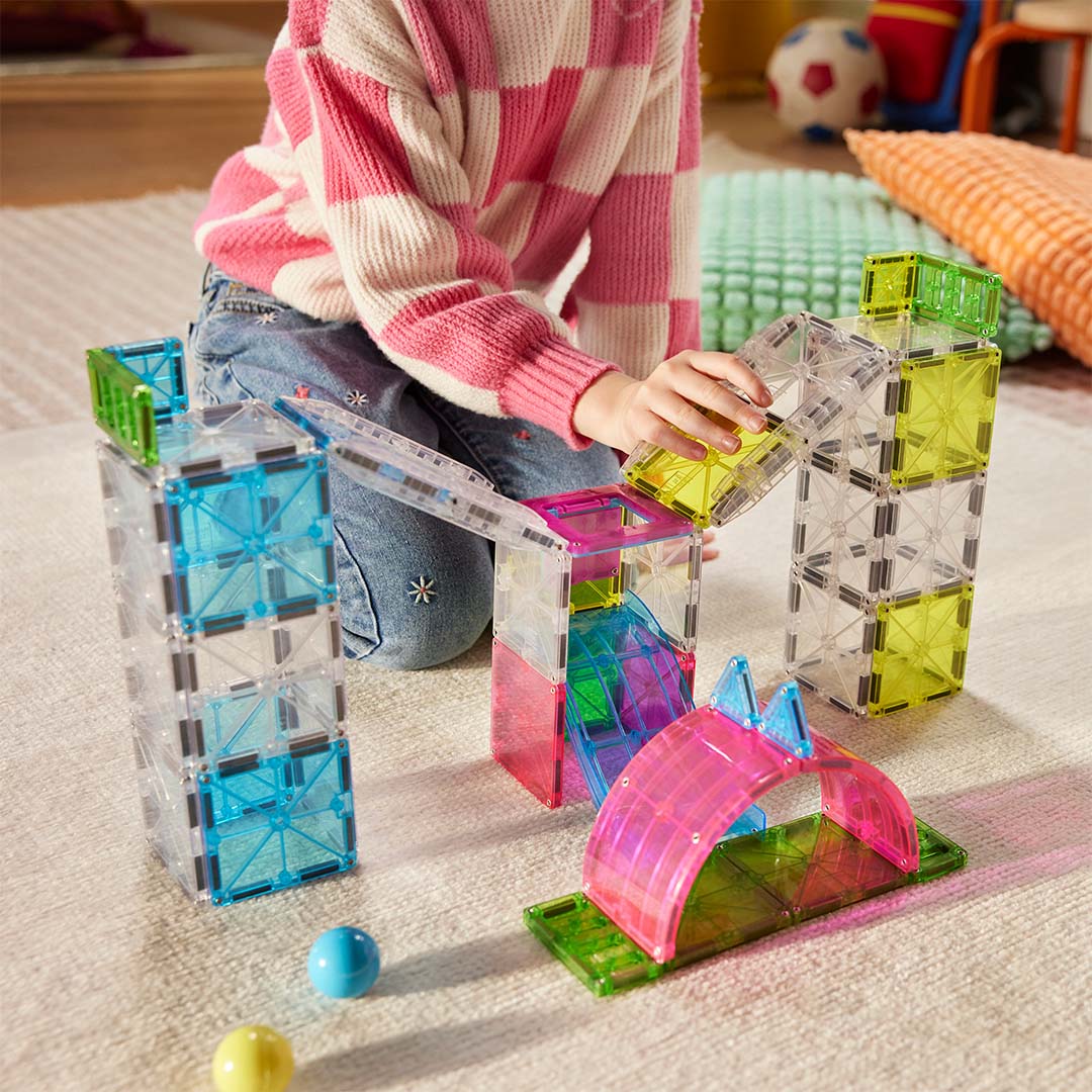 magna-tiles magnetische tegels rail racers - 80st | 261080RR | 6