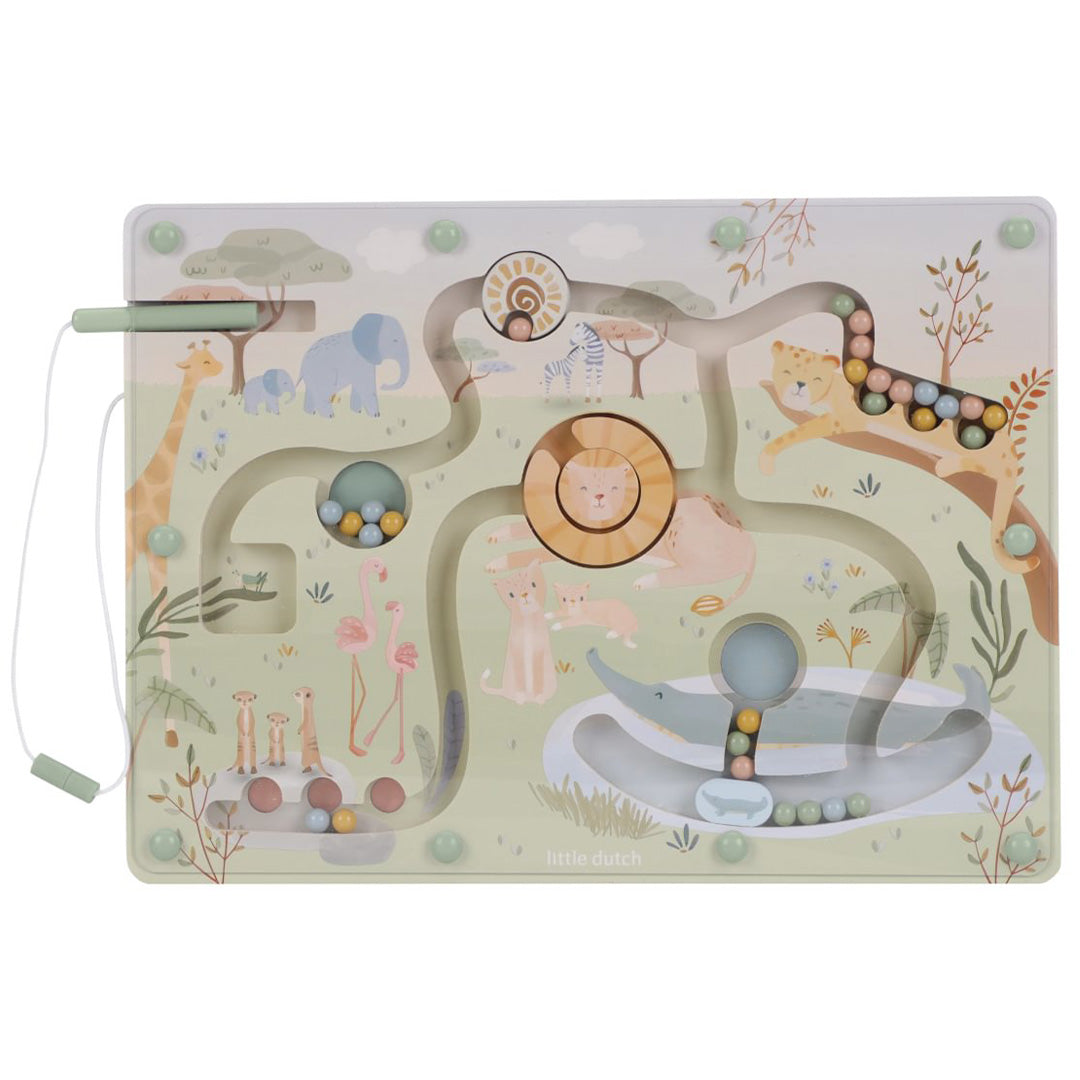 little dutch magnetisch dolhof - safari friends | LD7464 | 