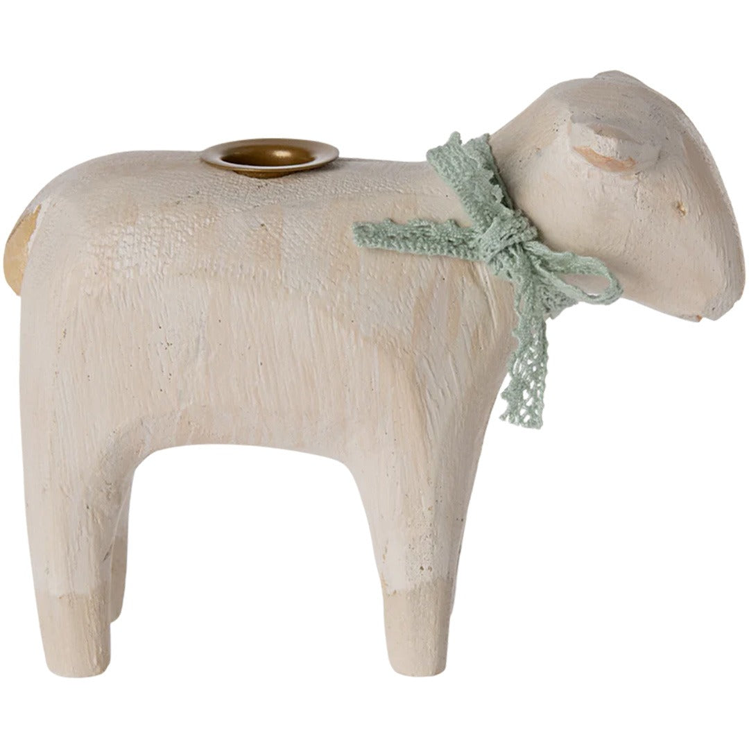maileg kaarshouder lam mint - 8 cm | 18-5200-02 | 0