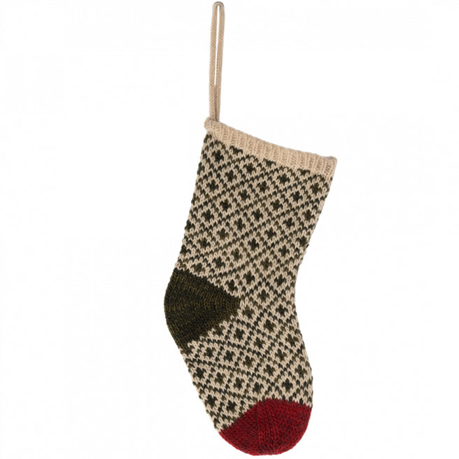 maileg kerstsok winter green - 16 cm | 14-3620-01 | 0