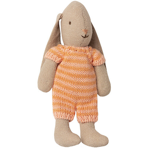 maileg knuffelkonijn bunny in romper - micro - 11 cm - assorti | 16-1022-00 | 2