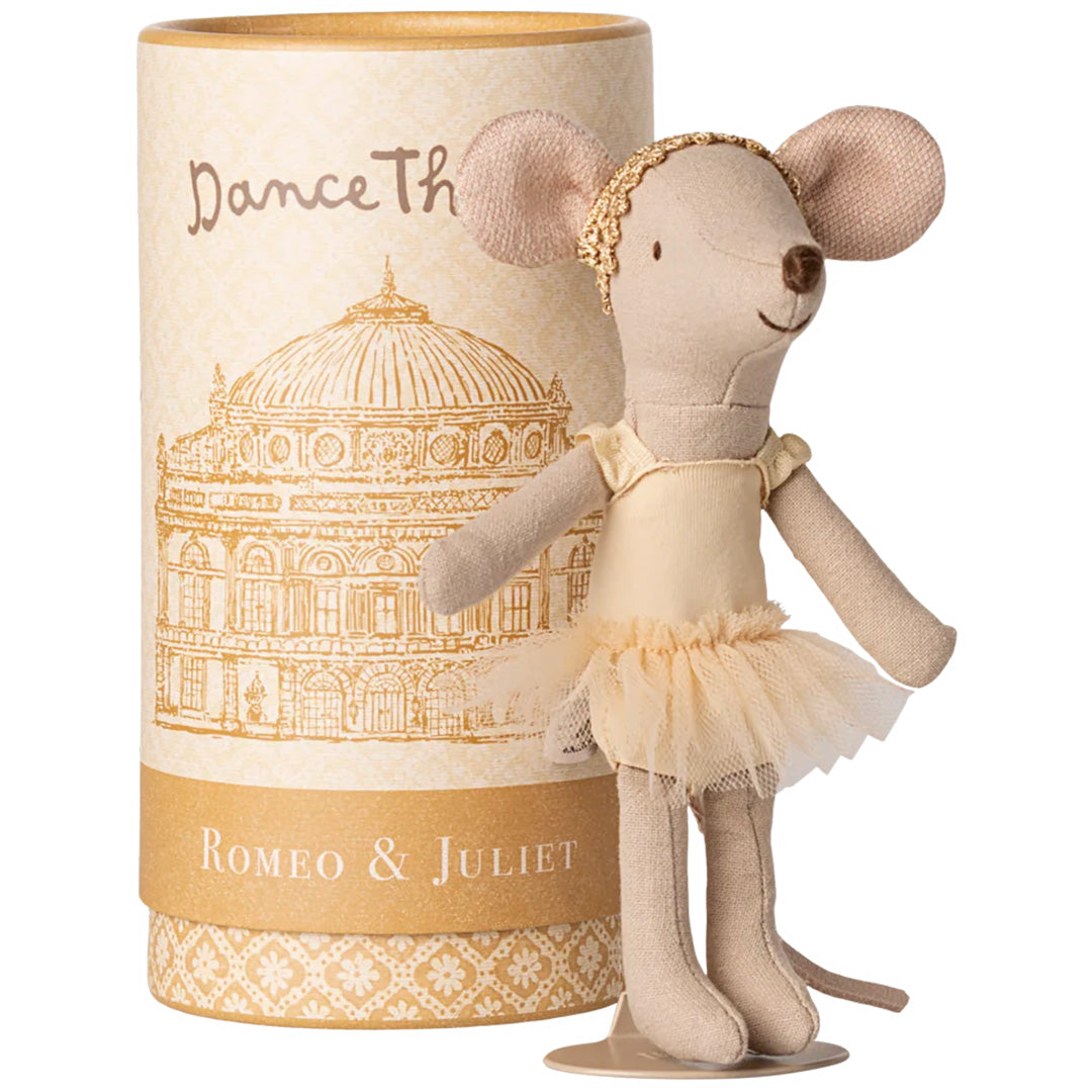 maileg knuffelmuis grote zus ballerina - 13 cm | 2