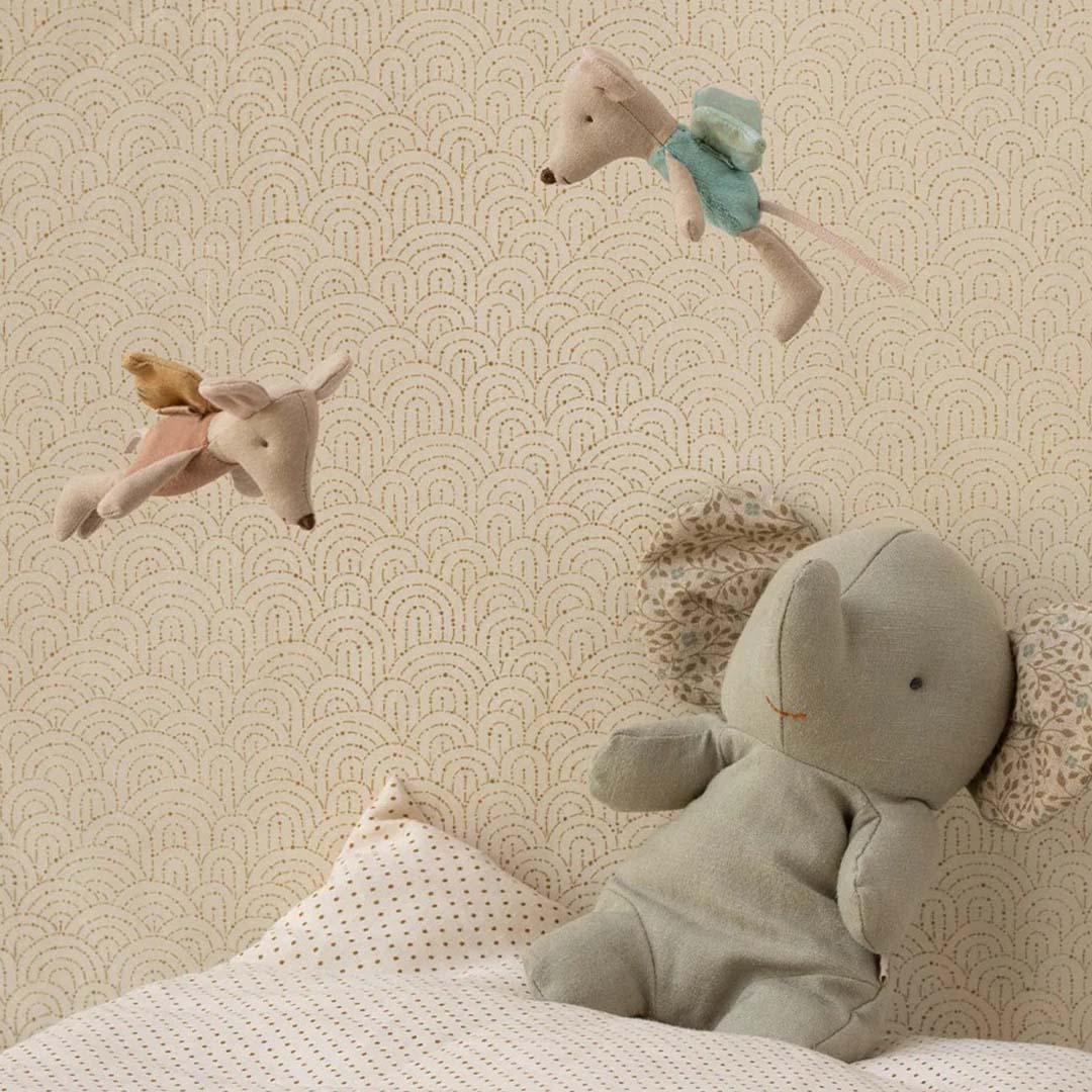 maileg knuffelmuis kleine fee - mint - 11 cm | 2