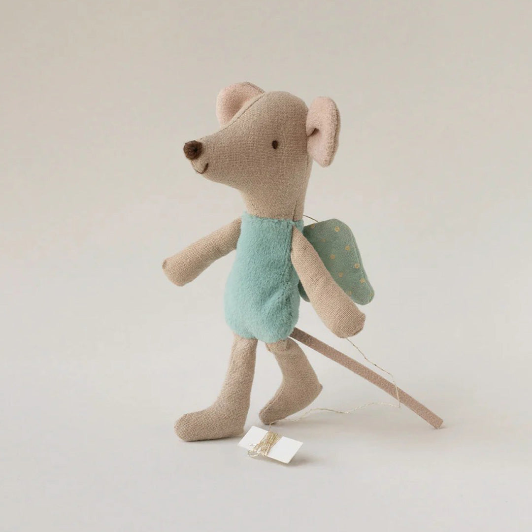 maileg knuffelmuis kleine fee - mint - 11 cm | 3