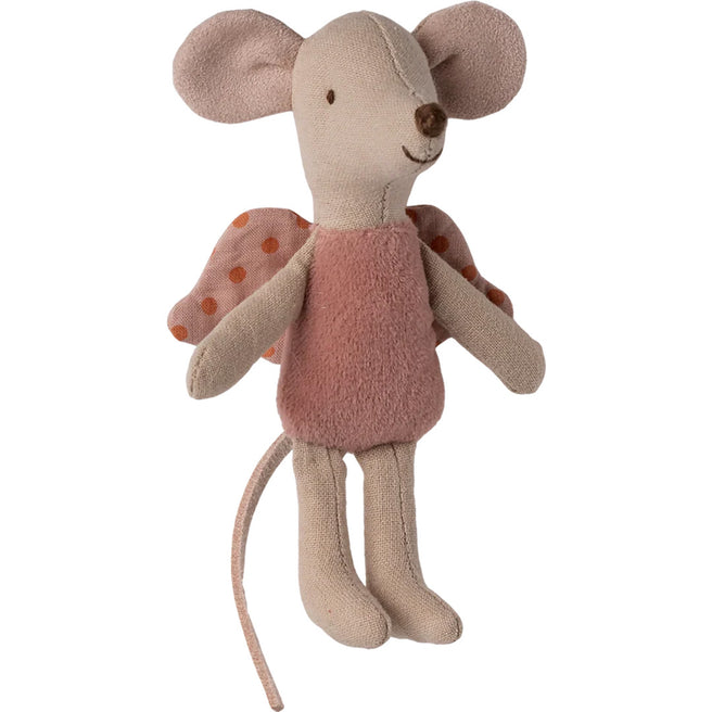 maileg knuffelmuis kleine fee - rose - 11 cm | 1