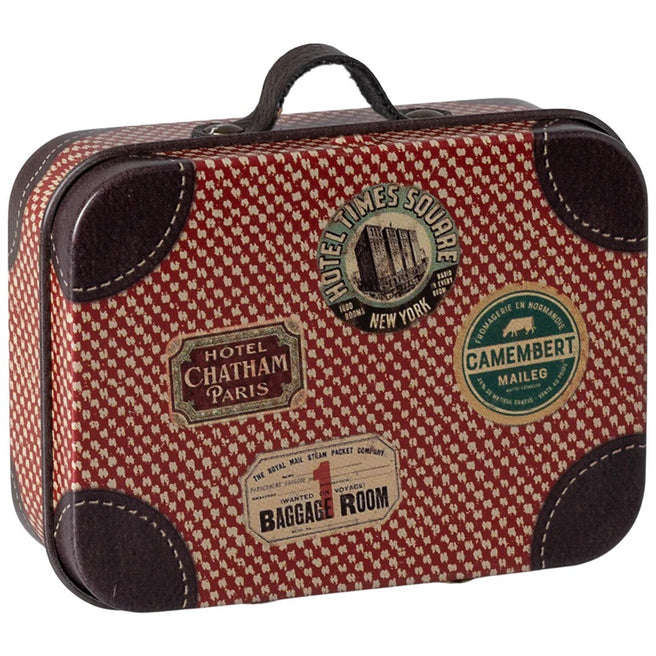 maileg koffertje travel red - 7,5 cm  | 11-4102-04 | 0