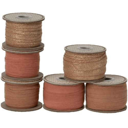 maileg lint smal - vintage rose - 25 m | 19-2222-00 | 1