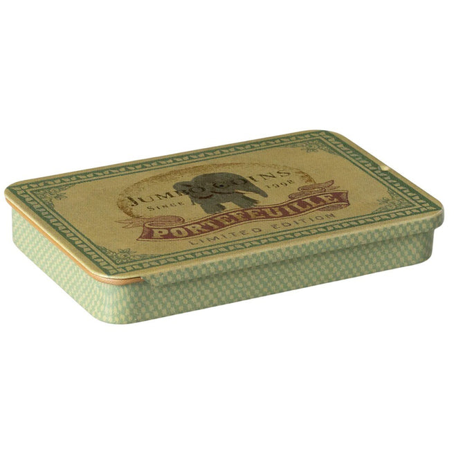 maileg metalen doos met schuifdeksel - jumbo coins | 19-4604-00 | 0