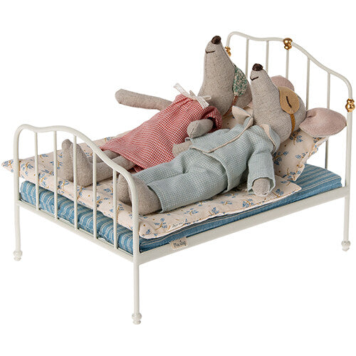 maileg poppenbed vintage off-white - 14 cm | 11-2119-00 | 1