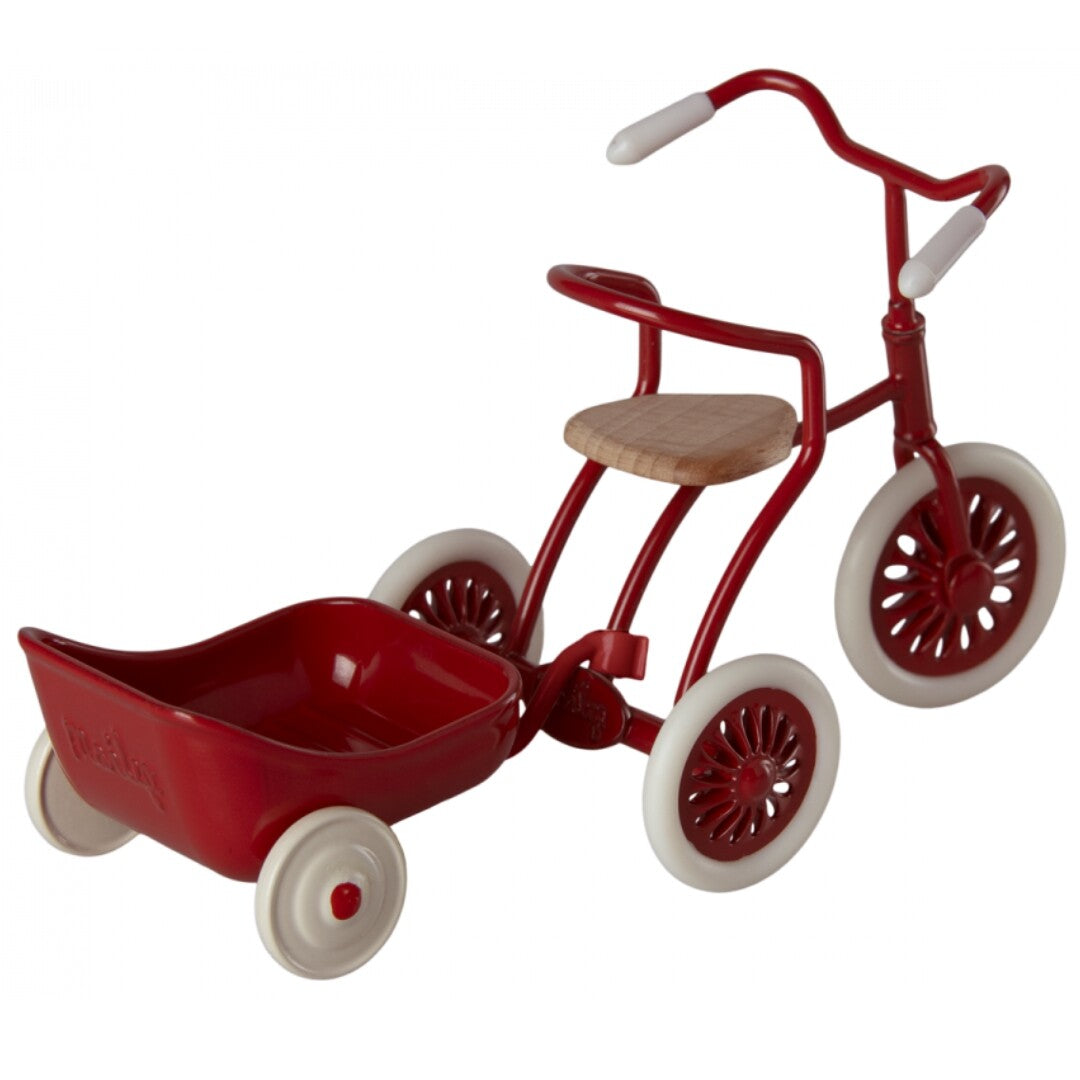 maileg poppenfietskar voor driewieler - rood | 11-4106-02 | 1